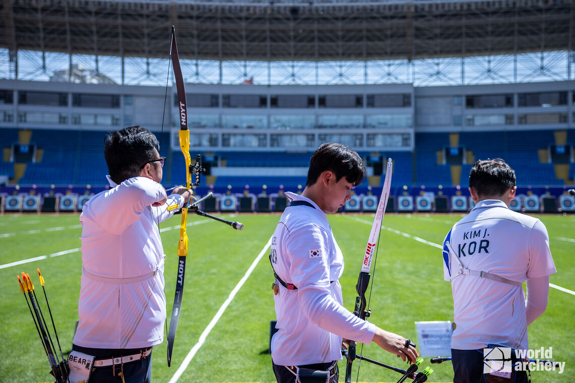 Kim Woojin leading Korean men to gold medal match.
