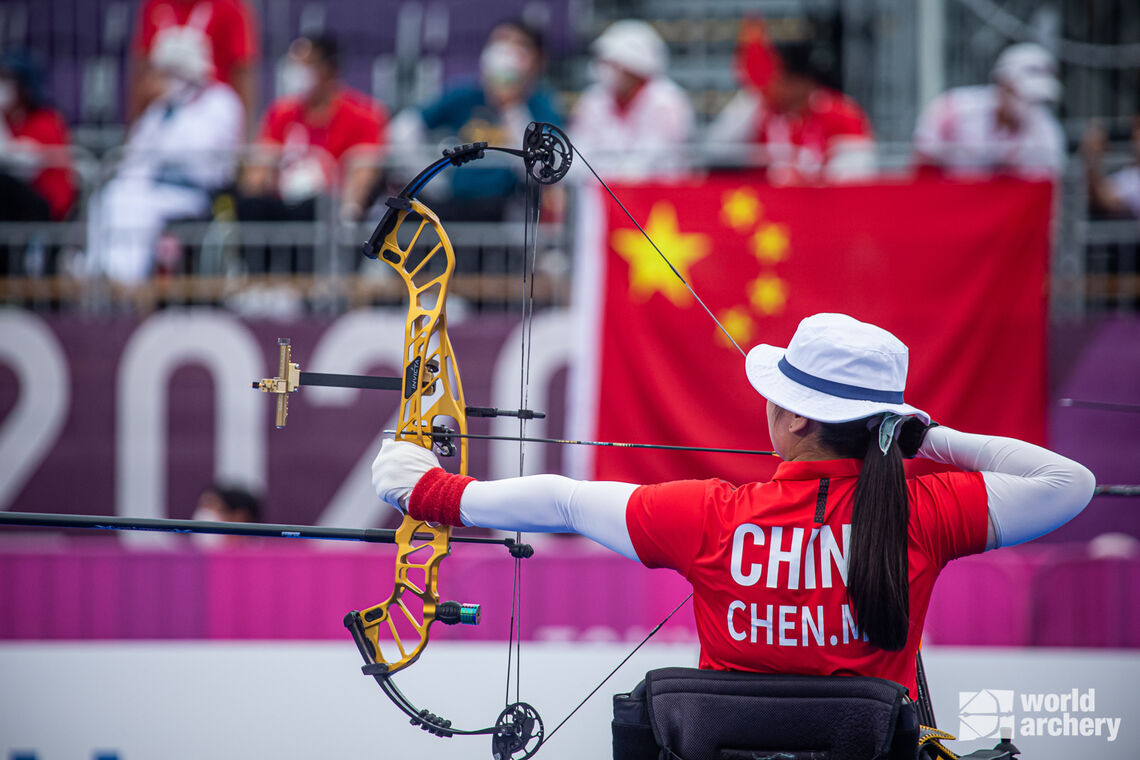 Reigning W1 women’s Paralympic Champion Chen Minyi at Tokyo 2020