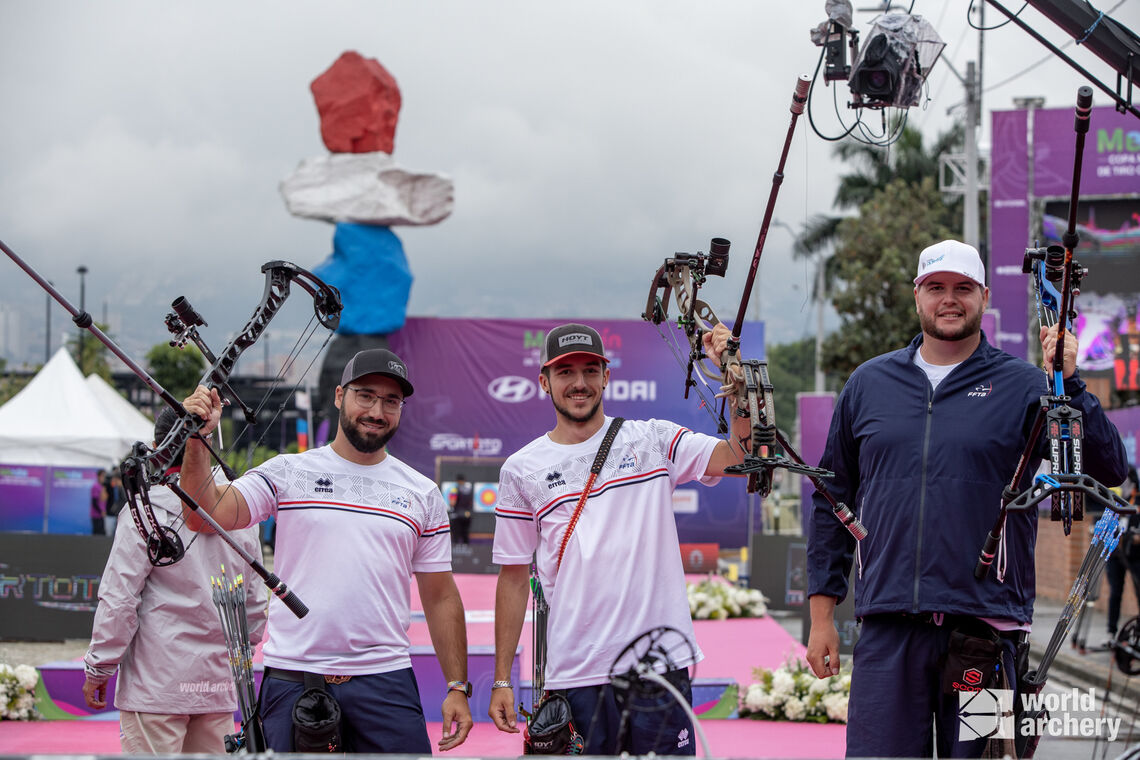 France is the current world number one compound men’s team.