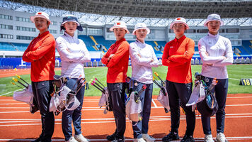 China will face Korea for Shanghai 2024 recurve women’s team gold at.