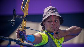 Ane Marcelle Dos Santos at the Tokyo 2020 Olympic Games.