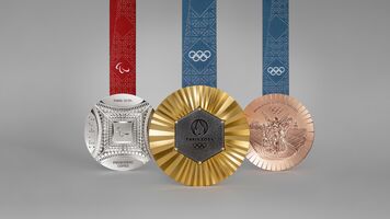 Paris 2024 Olympic and Paralympic medals.